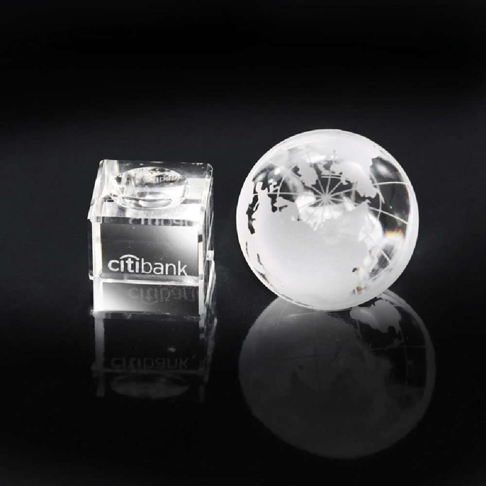 Crystal Global Ornament